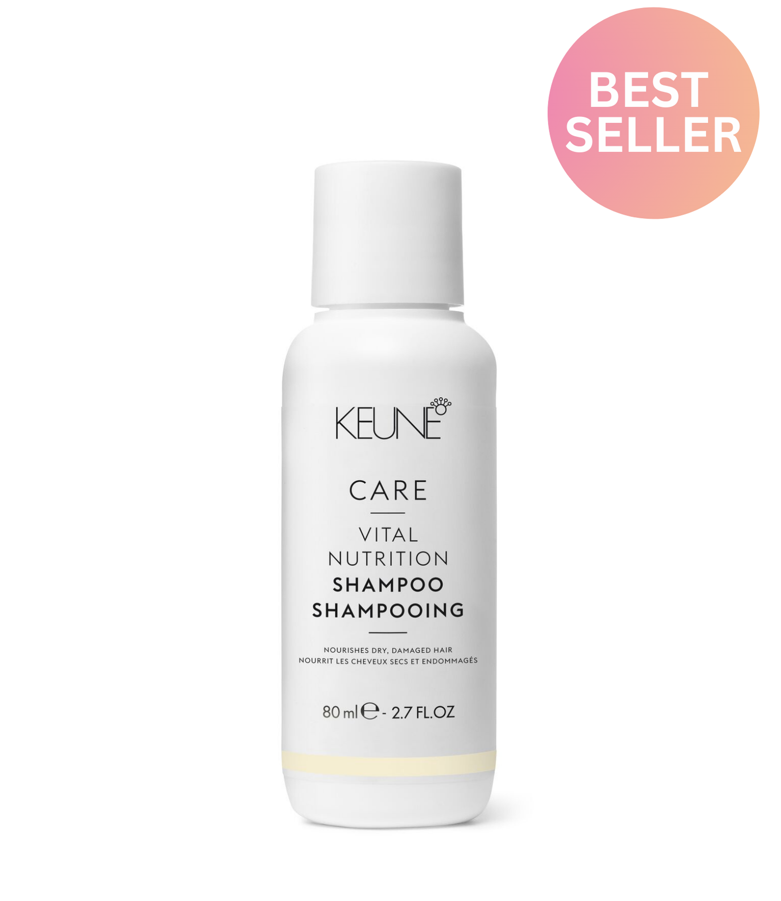 Keune Care Vital Nutrition Shampoo: Hydrating shampoo for dry hair. Provides essential hair care for healthier, stronger hair.