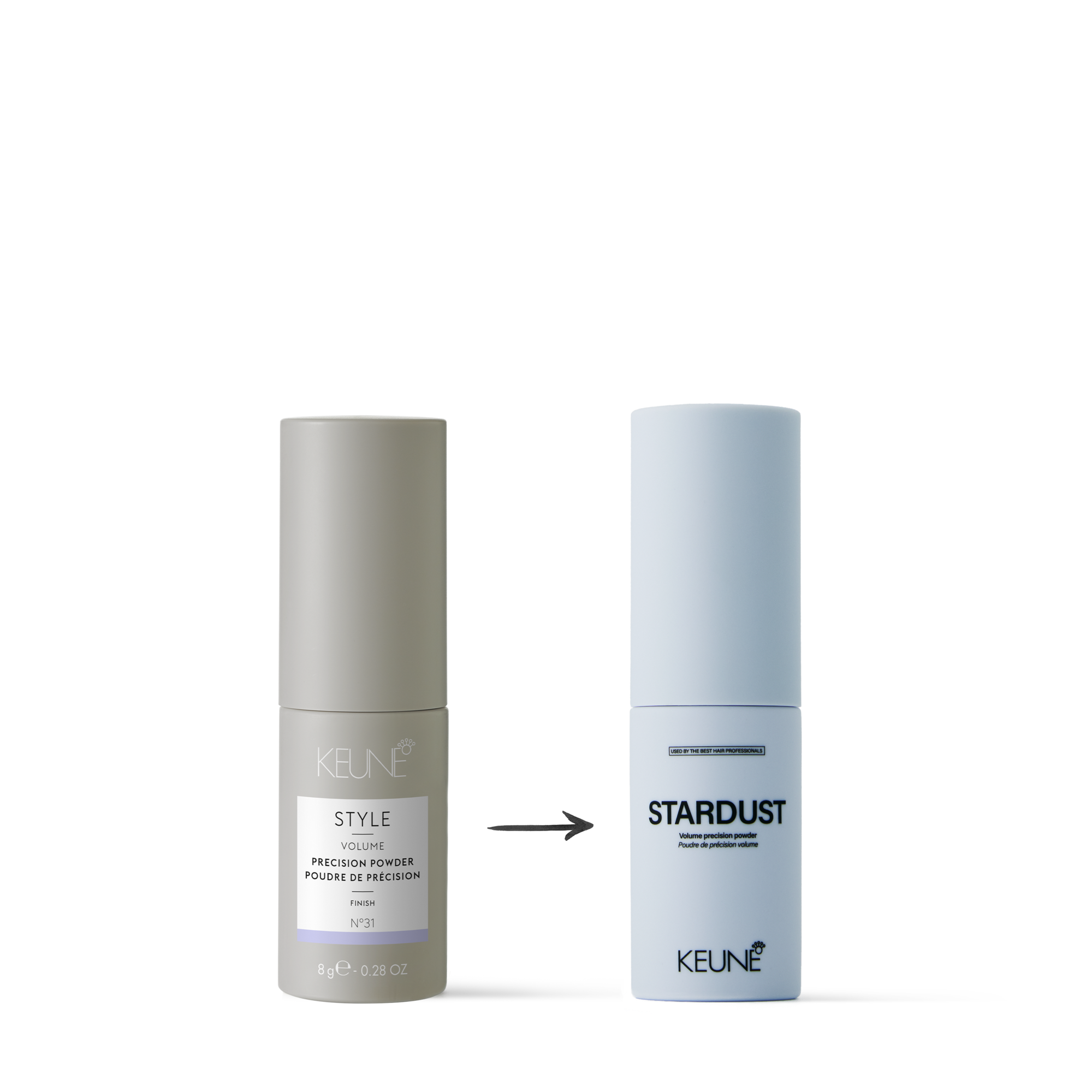 Keune Stardust: Haarprodukt für schwereloses Volumen und präzises Lifting, besonders geeignet für feines Haar.