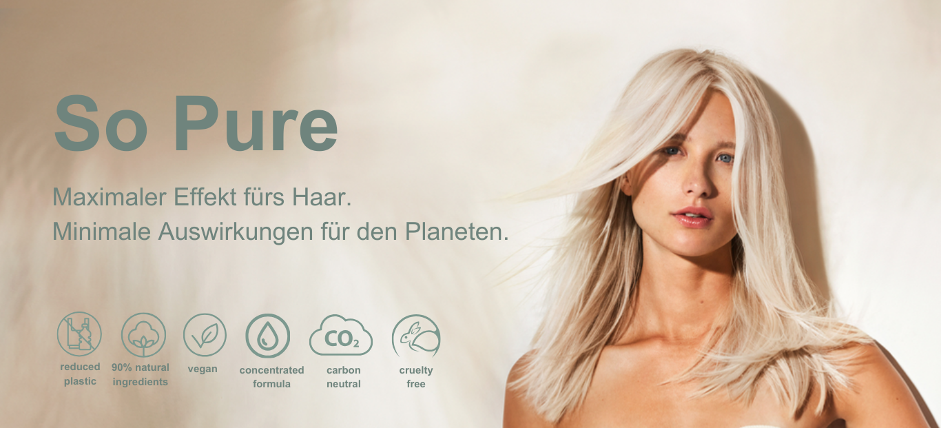 Natürliche Haarpflege mit Keune So Pure: Kräftiges Haar mit natürlichen Pflegeprodukten von keune.ch